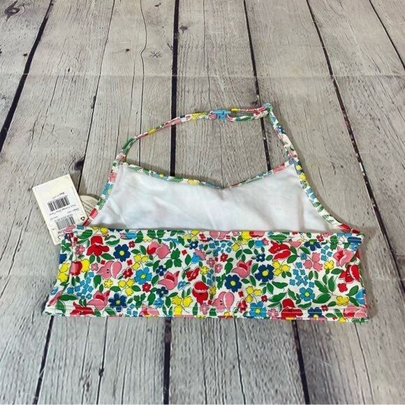 Mini Boden Floral Pattern Bikini Top - Picture 4 of 5